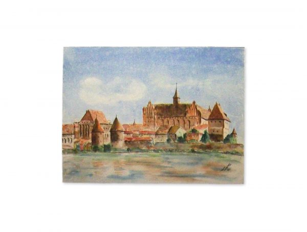 010 Marienburg. 1929 Aquarell 34.5x26 cm