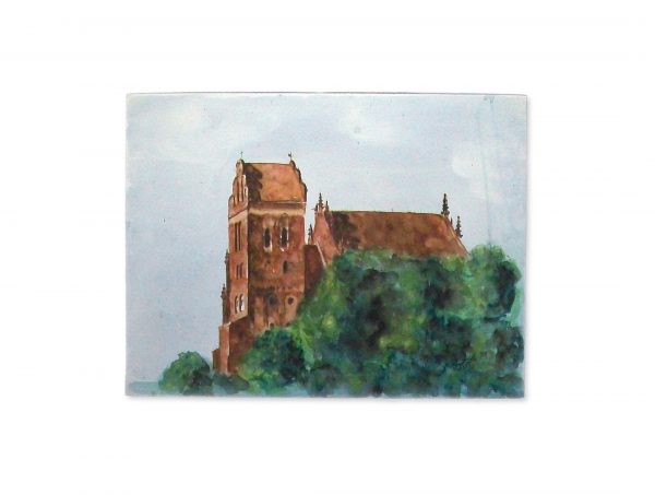 012 Ordenskirche Deutsch-Eylau. 24. 7. 1929 Aquarell 35.5x27 cm