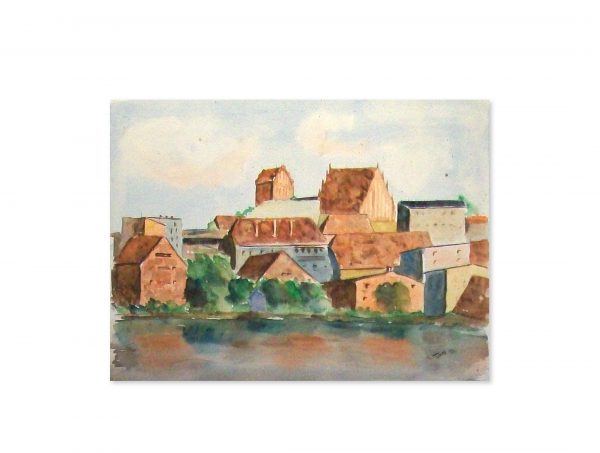 013 Deutsch-Eylau. 1929 Aquarell 35.5x27 cm