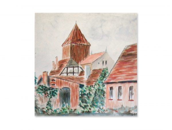 016 Neustettin. 1930 Aquarell 34x36 cm