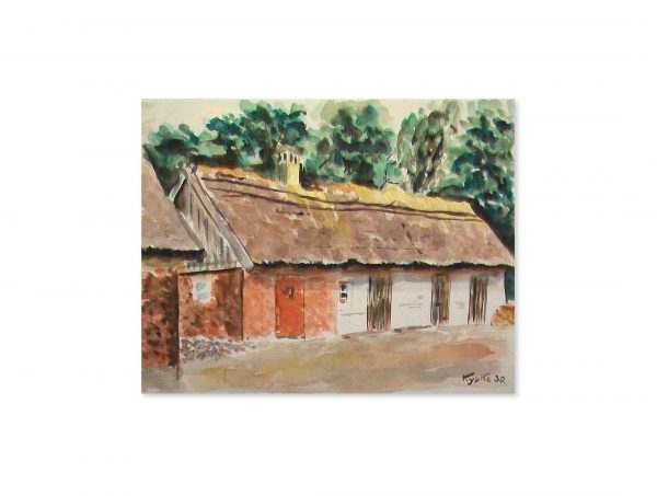 026 Rowe, Garder See. 1930 Aquarell 33x27 cm