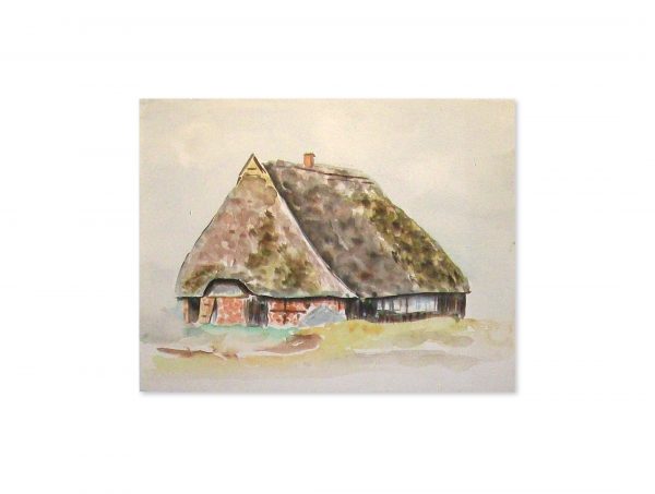 027 Rowe, Garder See. 1930 Aquarell 33x27 cm