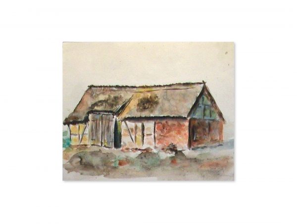 028 Rowe, Garder See. 1930 Aquarell 33x27 cm