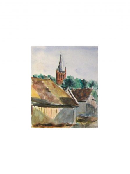 029 Gross Garde, Garder See. 1930 Aquarell 27x33 cm