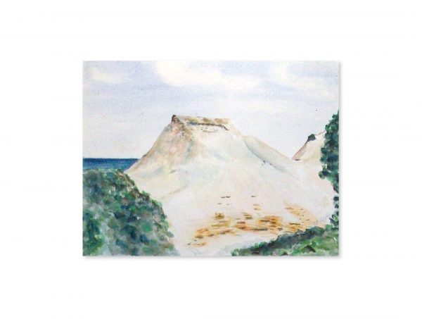 034 Sandlandküste. Aquarell 35x26 cm