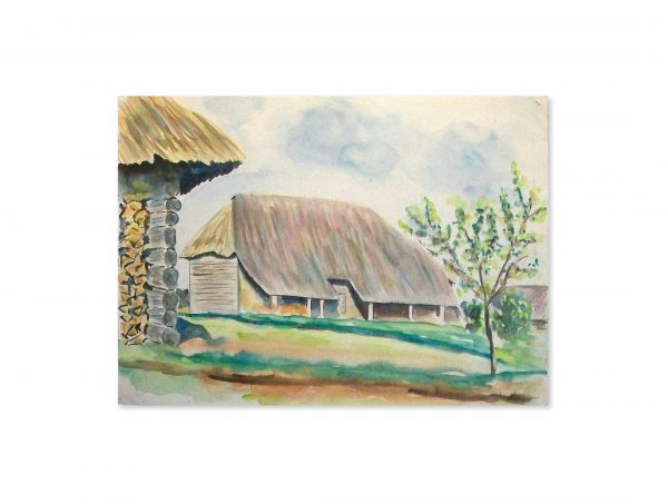 044 Lettland. 1931 Aquarell 37x27 cm