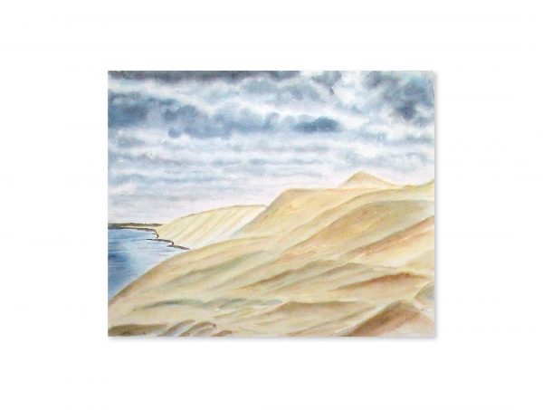 051 Sanddünen Kurische Nehrung. Juli 1942 Aquarell 35x28 cm