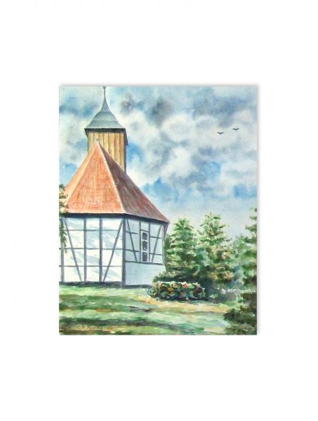 059 Arnimswalde bei Stettin. 1942 Aquarell 34x27 cm