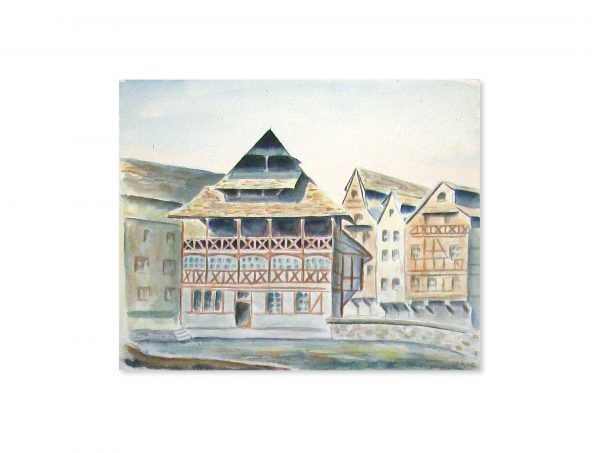 065 Strassburg. Juni 1943 Aquarell 35x28 cm